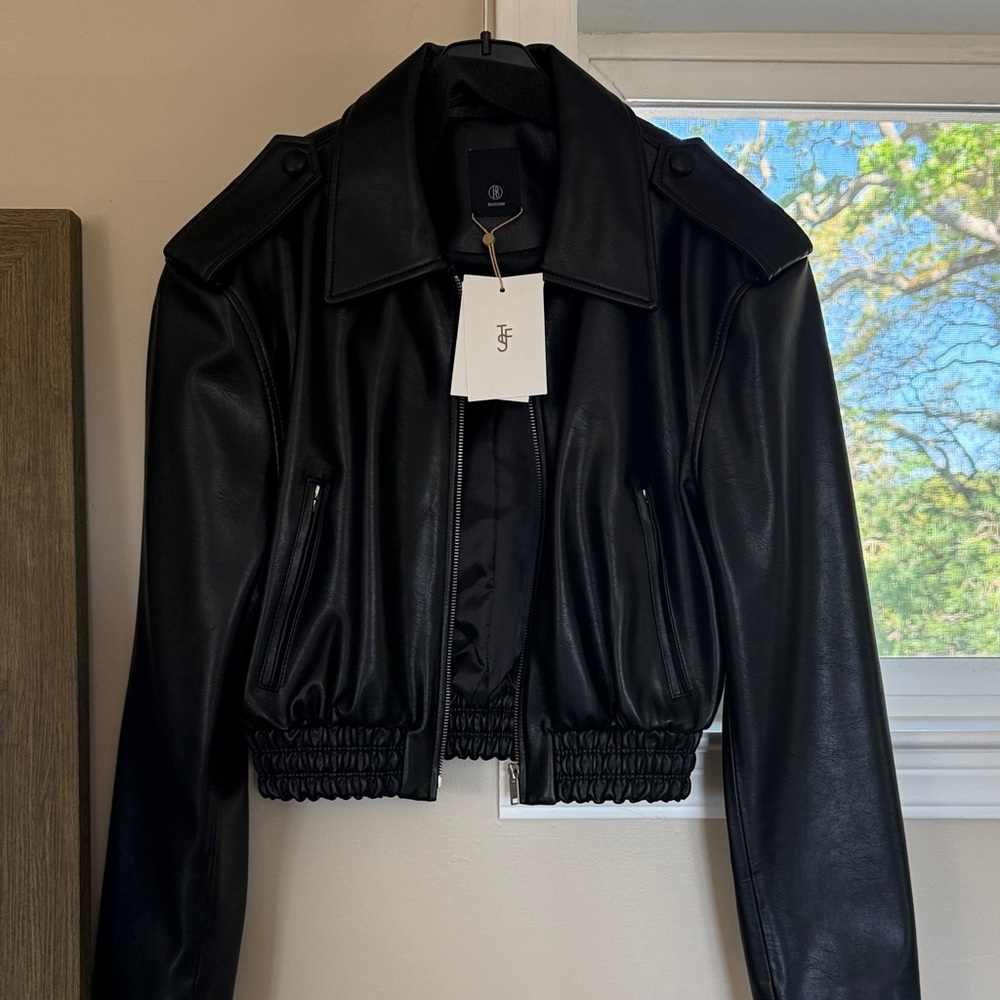 The Frankie Shop Kaia Cropped Bomber